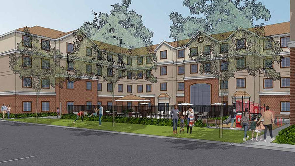 Jamboree Sacramento Staybridge Suites conversion rendering