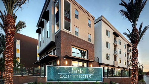 Jamboree Clark Commons in Buena Park, CA is affordable workforce housing part of master Parker Collection and revitalization initiative