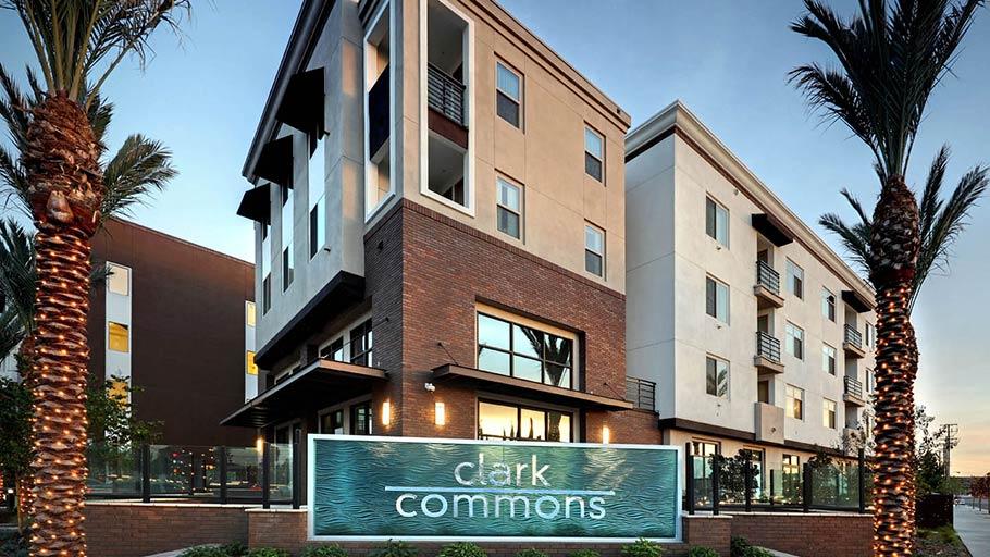 Jamboree's affordable housing community Clark Commons in Buena Park, CA
