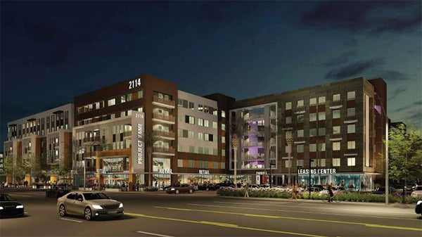 Rendering of Jamboree First Point 522 affordable housing development in Santa Ana CA