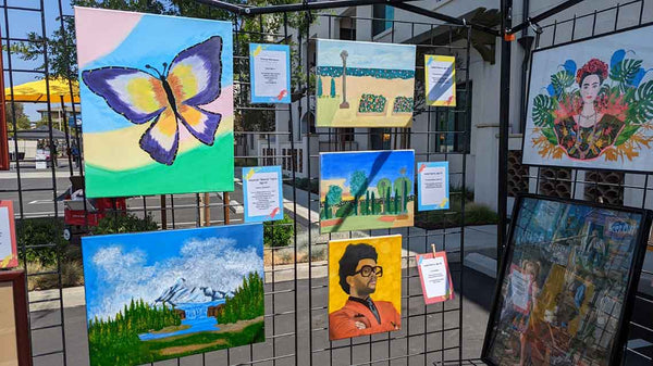 Jamboree resident families participate in art fair