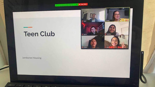 Jamboree REACH resident Virtual Teen program online