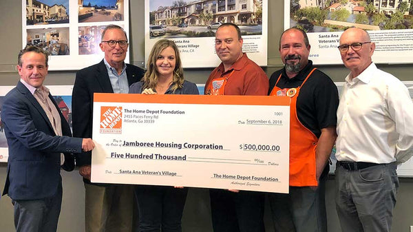 The Home Depot Foundation Grant Supports Jamboree’s Santa Ana Veteran’s Village