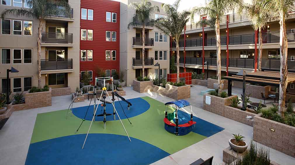Tot-lot at Granite Court in Irvine CA
