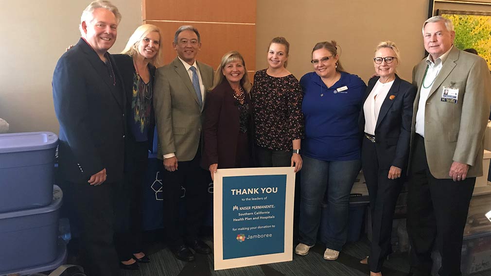 Donations Kaiser Permanente from their Reach conference 
